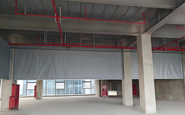 秦都防火布挡烟垂壁