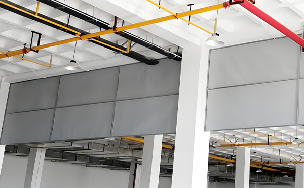 商场防烟分区常闭节点:秦都挡烟垂壁高度与控制器接线图解 商场防烟分区常闭节点:秦都挡烟垂壁高度与控制器接线图解