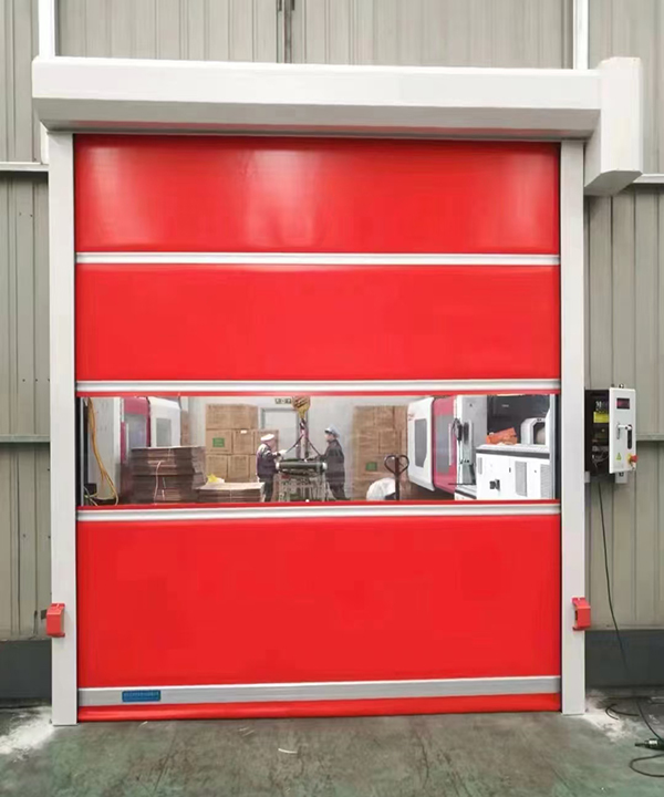 秦都快速秦都卷帘门提升电子制造厂房分区管理效率